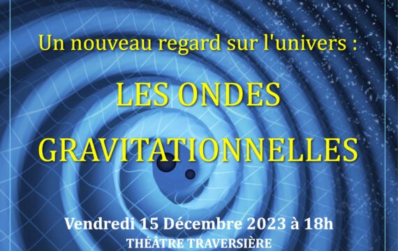 affiche conférence les ondes gravitationnelles